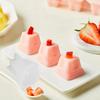 5pcs Cat Mold Microwave   Safe Silicone 3D Cat Shaped Mold for Pudding Milk   Chocolate Cake