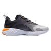 Li Ning Comfortable Abrasion Resistant Breathable Low top Running Shoes Men's Gray Black ARST067-2