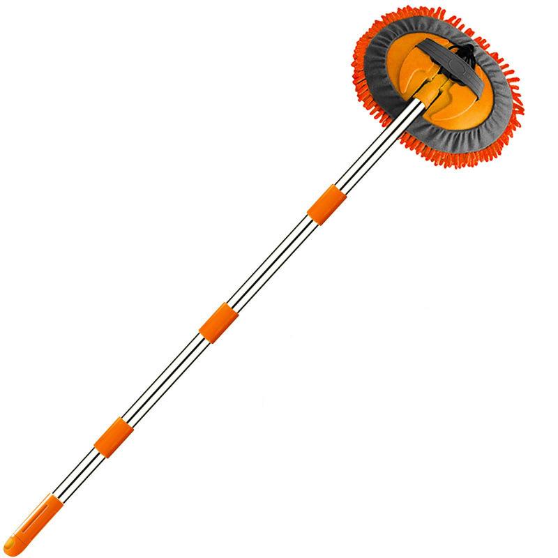 

Microfiber Chenille Microfiber Dusting Ball PaintSafeScratchFree LongHandled 2-in-1Cleaning Set SuitableTrucks RVs Household Cle оранжевый
