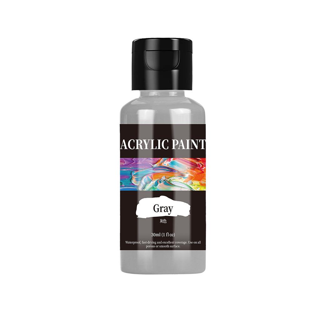 30ml 24 Colour Acrylic Paint Colors Bottled Acrylic Paint Set Paint For Fabric Clothing Painting Rich For Leather DIY Pigment