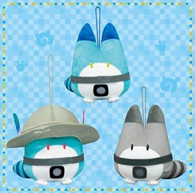 Kemono Friends Lucky Beast Plush Toy with Elastic Set of 3 Strap,