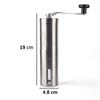 Manual Stainless Steel Coffee Grinder, Adjustable in Multiple Settings, with Handle, Small Portable Grinder, for Home Use