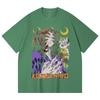 230 Gsm 100% Cotton Demon Slayer V105 Kokushibo Print Unisex Heavy Cotton T Shirt