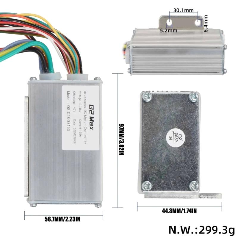 48V/25A Electric Scooter Brushless Motor Regulator Assembly For Kukirin Effortlessly Upgrades