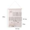 Cotton Linen Hanging Storage Bag 7 Pockets Waterproof Organizer for Bathroom Bedroom Wardrobe Wall Mount Home Storage Solution