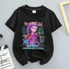 Witch Hunter Series Unisex High-quality Comfortable Breathable Loose Black Pure Cotton Printed T-shirt
