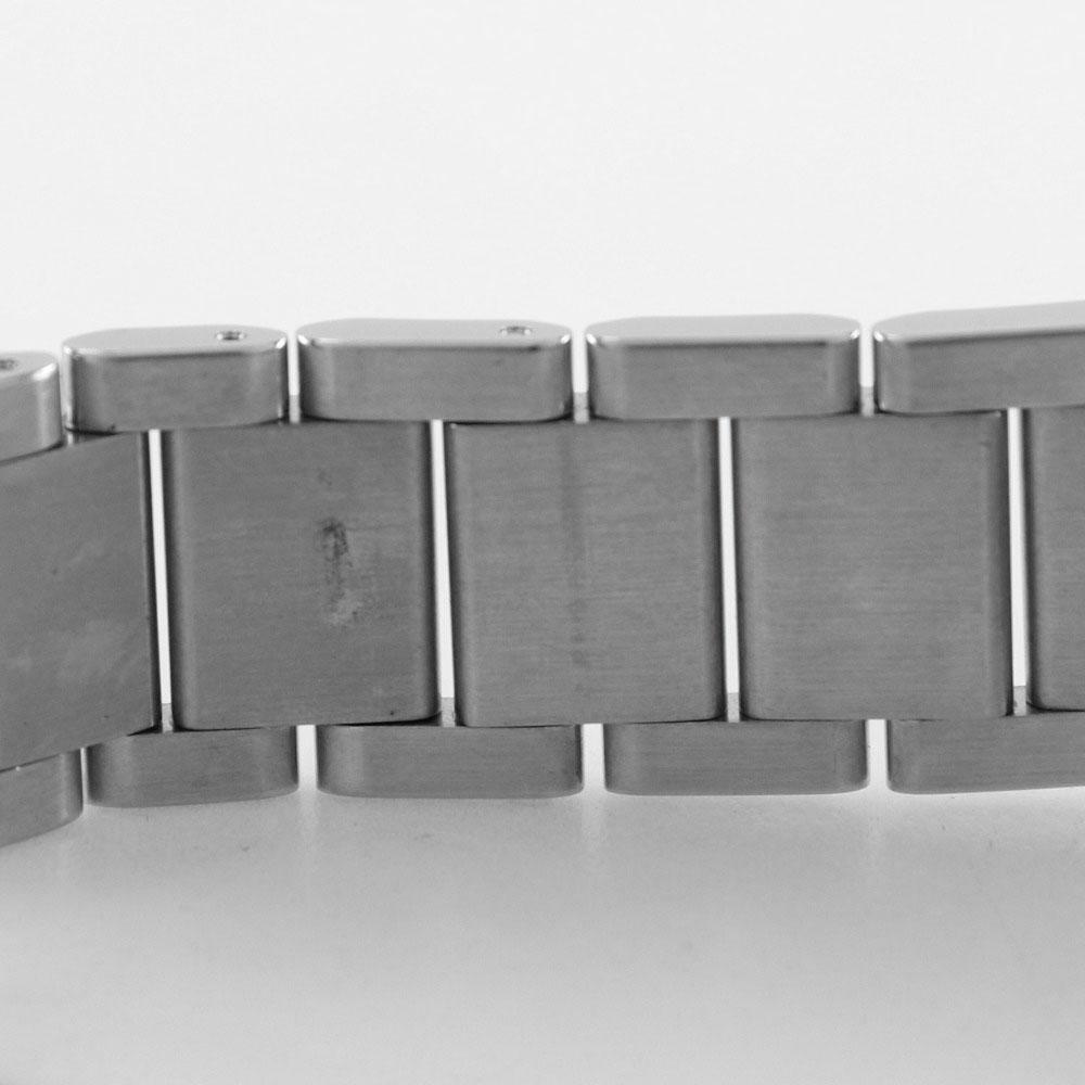 baume & mercier Diamant Watches Diamond Bezel Silver White shellDial Stainless Steel Quartz Analog Display Women Used