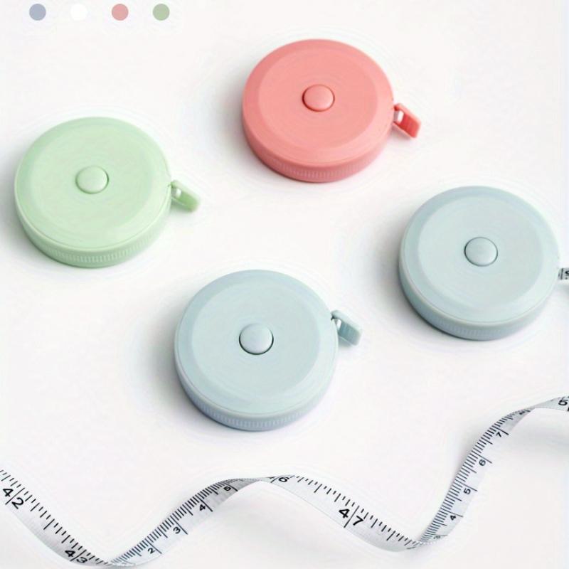 Random 1pc Compact & Portable PVC Tape Measure - Ideal for Body Measurements, Waist, Chest, and Clothing Fit - Lead-Free