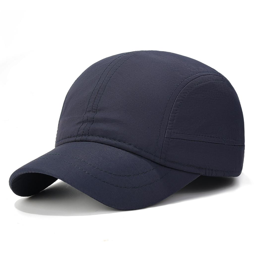 Short-Brimmed Solid Color Baseball Cap Outdoor Quick-drying Golf Fishing Hat Summer Breathable Adjustable Sun Protection Hats