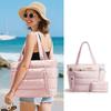 Large-capacity Tote Bag Quilted Multi-layer Shoulder Bag Lightweight Fluffy and Portable Handbag