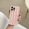 INS High-End Wave Stripe Case for iPhone 17 Pro Max, Apple 16 Solid Color Simple 15/14