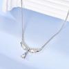 Original 925 Silver Necklace For Women Class Style Heart Shape Romantic Style High Quality Women Necklace Jewelry Gift