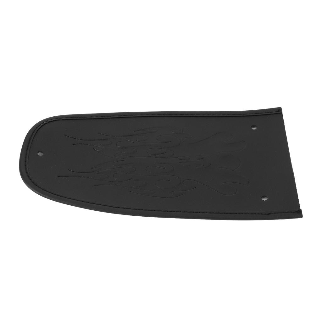 Motorcycle Bib Cover Artificial Leather Decorative Pad Flame Pattern Fit for XL 883 1200 48