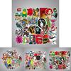 Vibrant 50pcs Vinyl Stickers For Skateboard Guitar Travel Case With Cool Designs