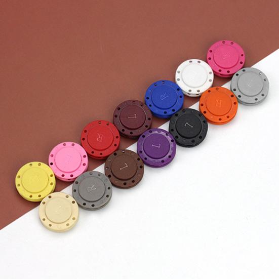 1 paio di bottoni automatici magnetici invisibili con design a 8 fori, forte aspirazione, bottoni magnetici per abbigliamento per cappotto