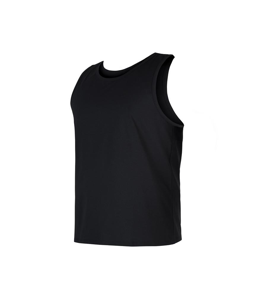 WHILE 24Ss Black Tape Sleeveless (Black)