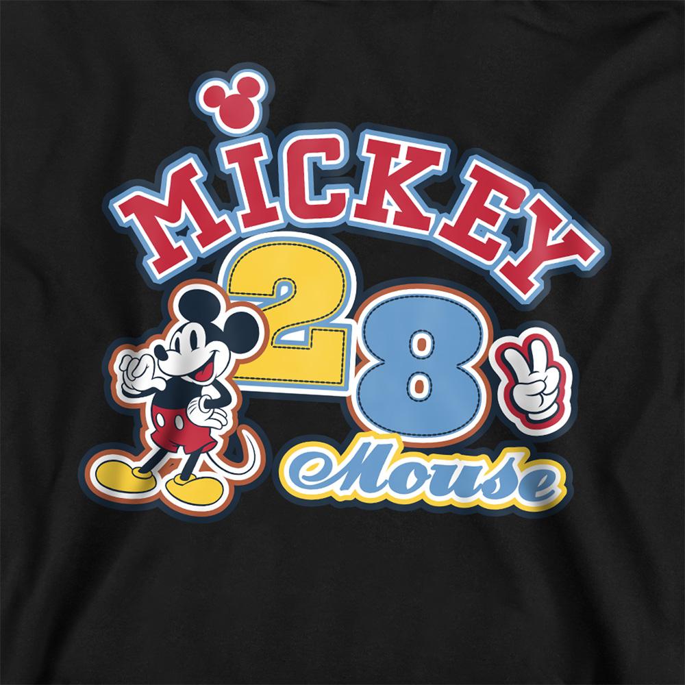 Mickey Mouse Childrens/Kids 28 Badge Heather Hoodie