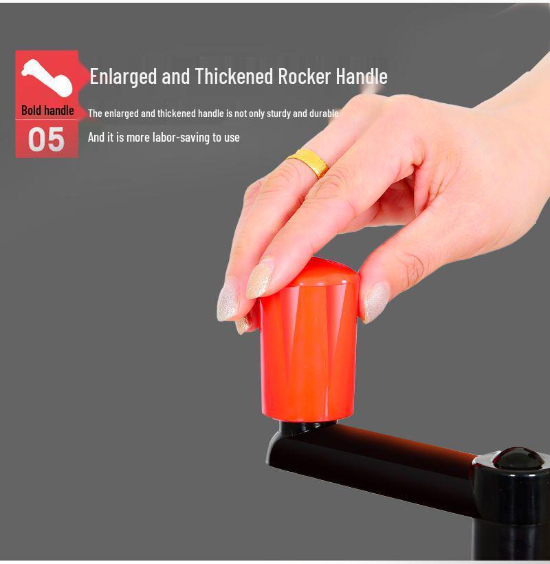 Hand-Cranked Meat & Vegetable Grinder for Kitchen Use