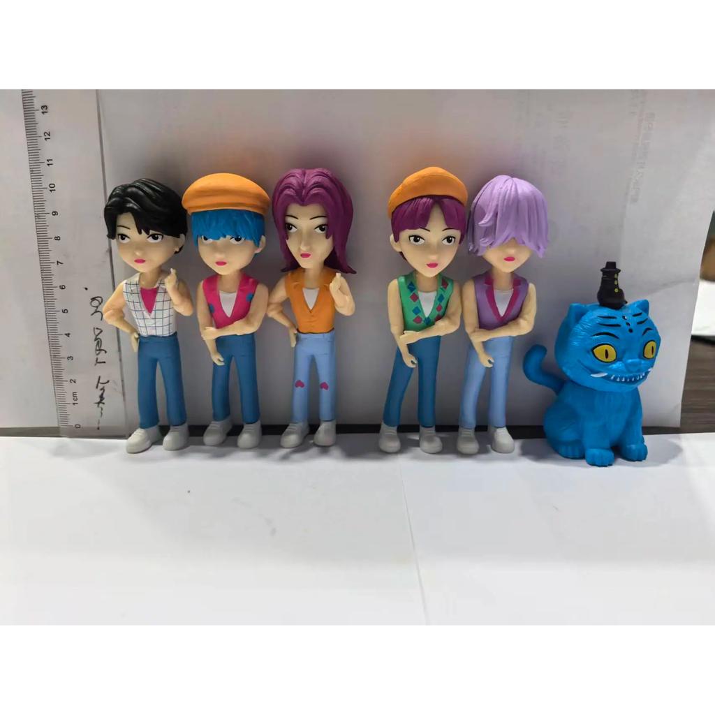 2025 Hot Anime KPop Devil Hunter Doll Vinyl Toy Rumi Mira Zoi Character Vinyl Mask Blind Box Ornament Toy Christmas Gift