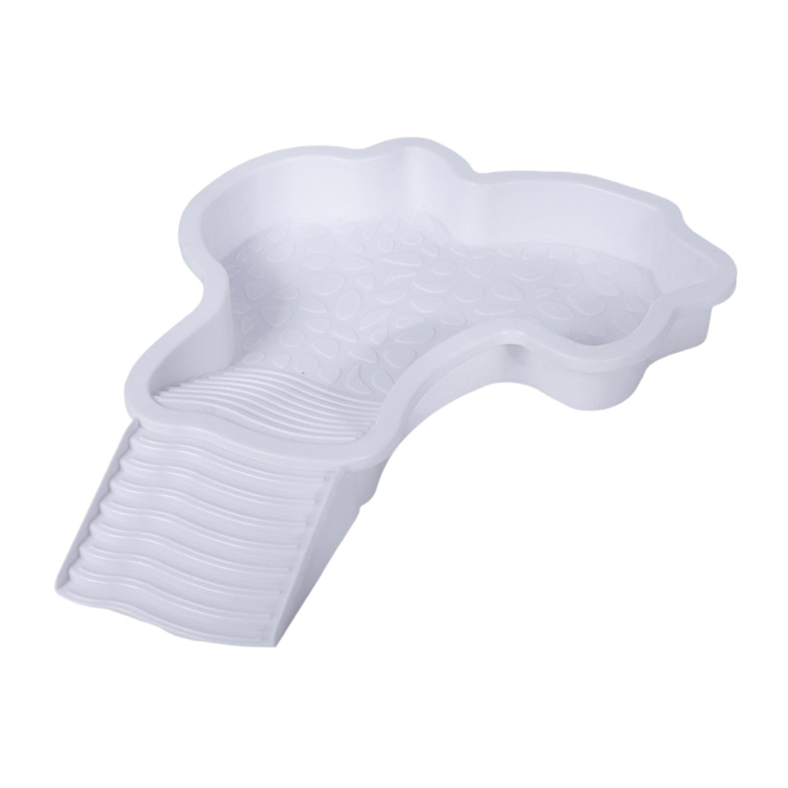 

Turtle Pond Feeder, Turtle Pond Water Dish With , Reptile Water Bowl With Ladder, Patio Shower Tray One Size белый