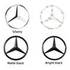 Para Mercedes Benz Adesivos de Estrela ABS Emblema Traseiro do Porta-malas do Carro Para Mercedes Benz S320 W164 W203 W204 W168 C180 E320 A200 GLE GLS CLS