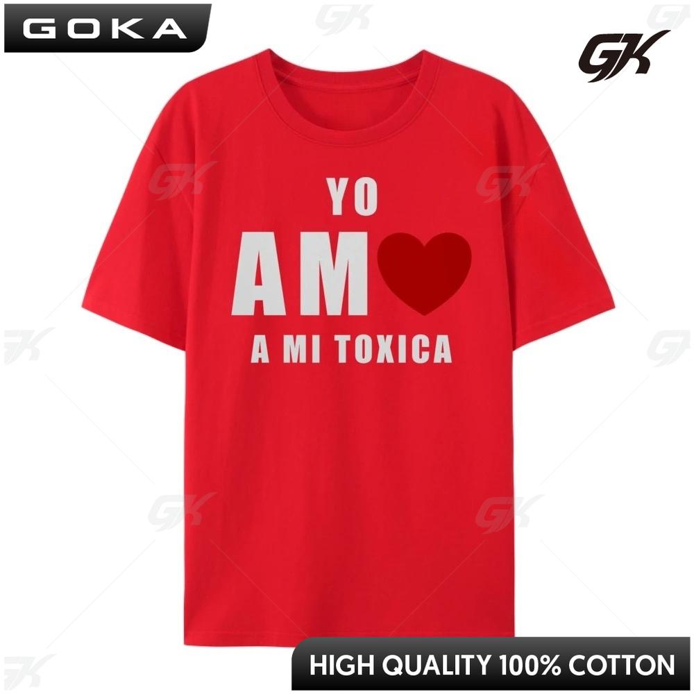 Yo Amo A Mi Toxica San Valentin Plain Graphic T Shirts Wholesale Unisex Gifts For Men Round Short Sleeved S