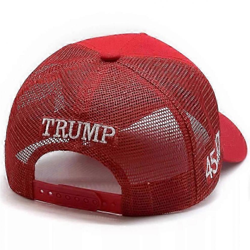 Trump 2024 Maga Red Hat 45-47 Baseball Cap Make America Great Again with USA Flag