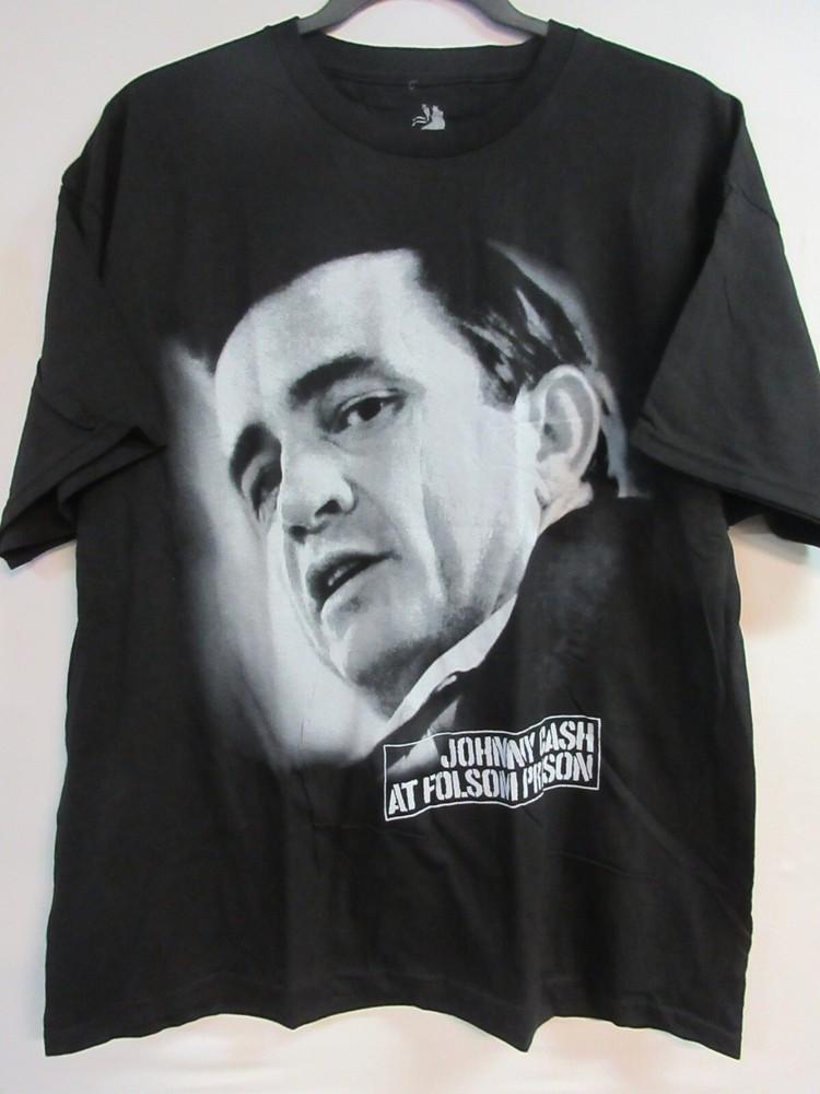 JOHNNY CASH OFFICIAL MERCH FOLSOM PRISON BAND CONCERT MUSIC  2XL / XXL Unisex T-Shirt XXXXL