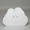 Storage Box Cloud Shape Waterproof Desktop Organizer with Rounded Edges Cute Macaron Colors Holder for Pens Makeup Brushes