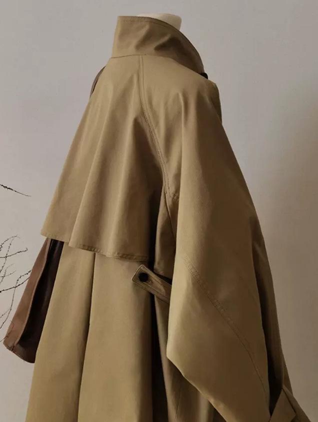 New Stylish Small Design Hepburn Casual Workwear Windbreaker Jacket for Spring & Autumn