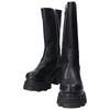 STUDIOUS [Excellent Condition] Leather Side Gore Zip Long Boots/ Shoes 2 blackUsed