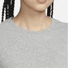Nike Solid Color Breathable Simple Casual Short Sleeve T-Shirt Women Tops Gray FJ7129-063