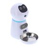 Automatischer Futterspender für Haustiere, Roboterform, für Katzen und Hunde, Futterspender mit Schüssel