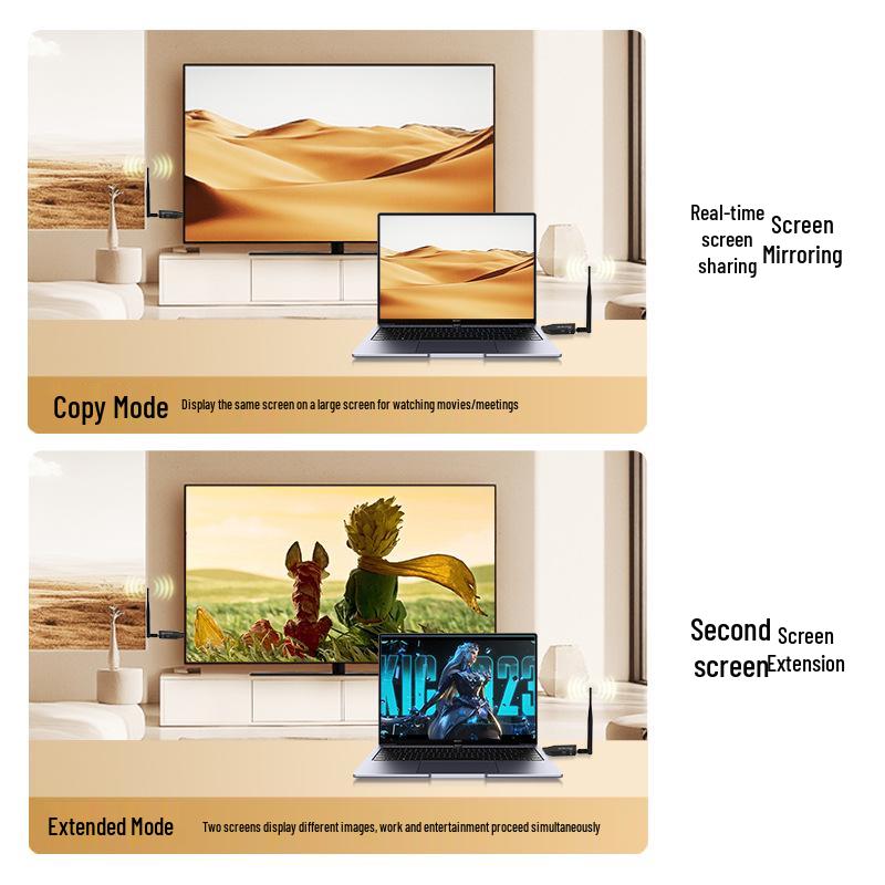 HDMI Wireless Extender: 50m One-to-Many Screen Mirroring Transmitter