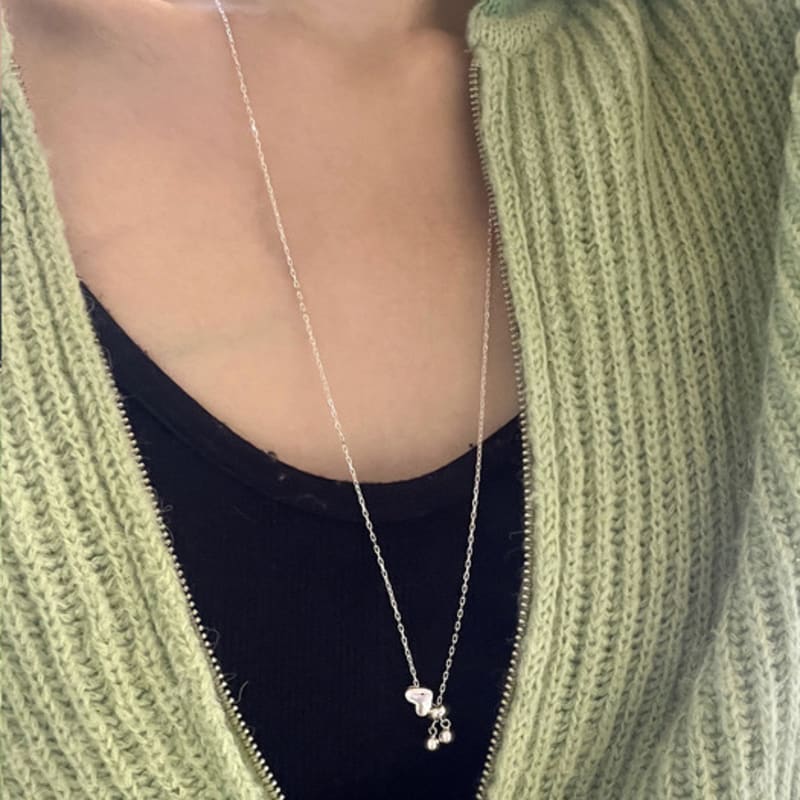 BOLDIERE Heart Drop Necklace