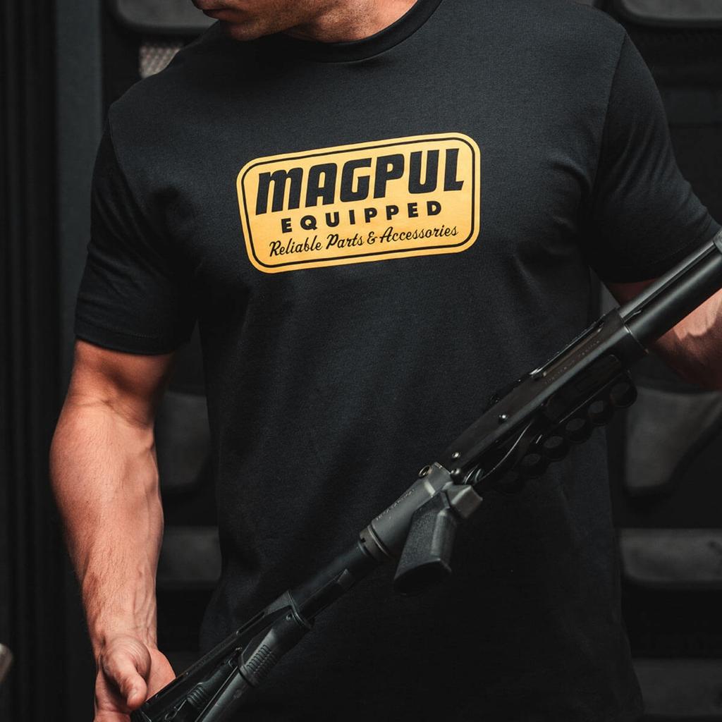 2025 New Summer New MAGPUL Basic Print Series Round Neck Short Sleeve T-shirt Loose and Comfortable