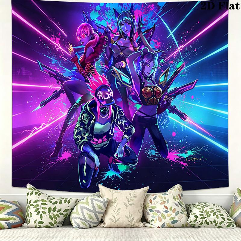 KDA Wall Tapestry Aesthetic Wall Hanging Printed Fabric Blanket Decorative Tapestries for Bedroom Living Room Home Decor