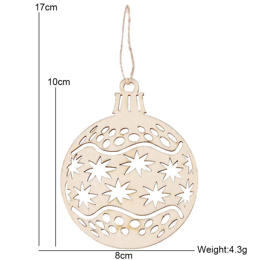 Wooden Christmas Whimsical Decorations Including Laser Cut Bells For A Joyful Celebration