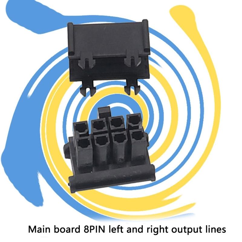 8PIN Connector For PC Computer Graphics Card GPU Power Connector Plastic Shell Housing Adapter for Computer Motherboards