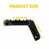 For Corolla Toyota 2014-2016 Bumper Support Bracket Plastic Hold Mount Front 2PC