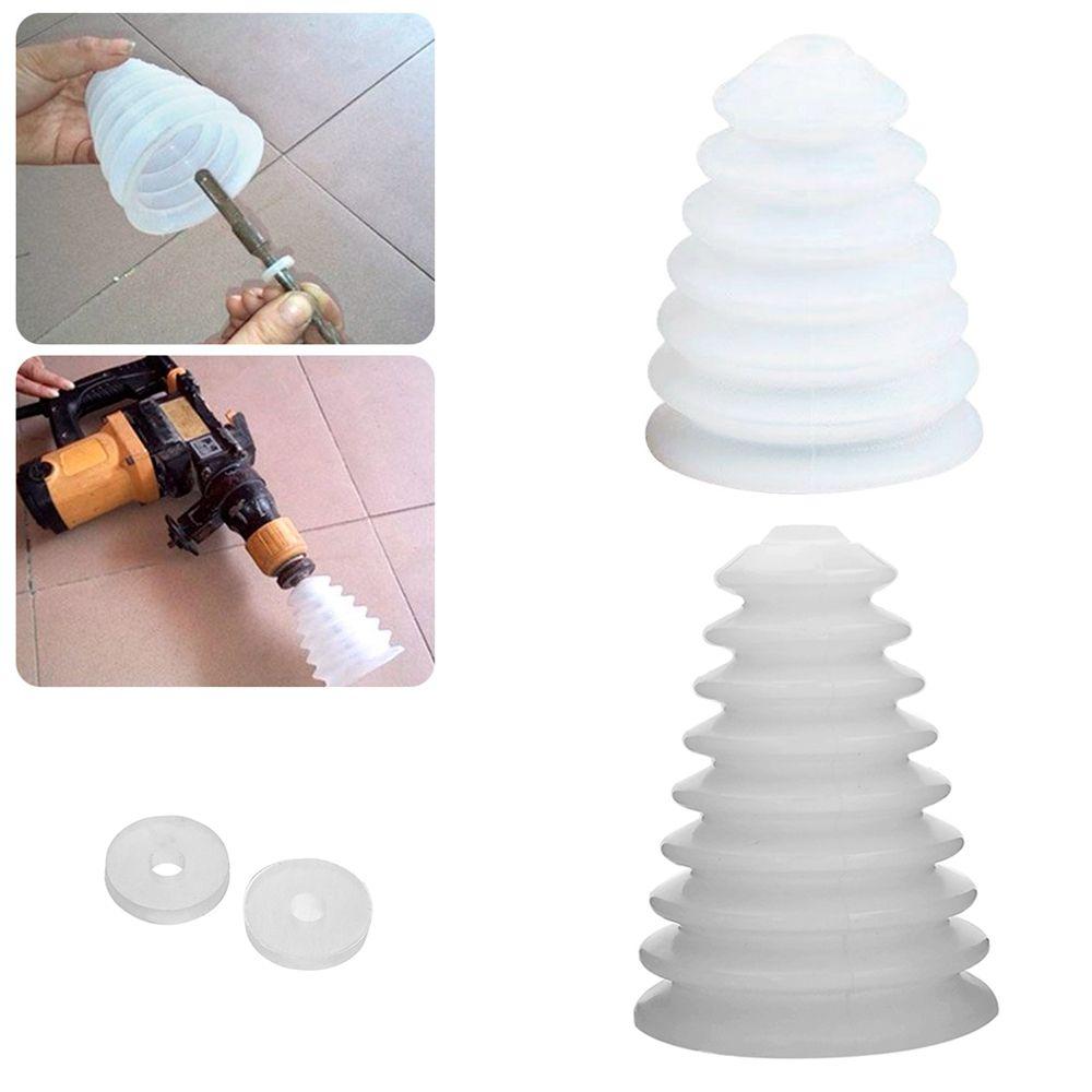 

Practical Drill Dust Collector Drill Dust Cover Electric Drill Accessories for Electric Hammer Short White