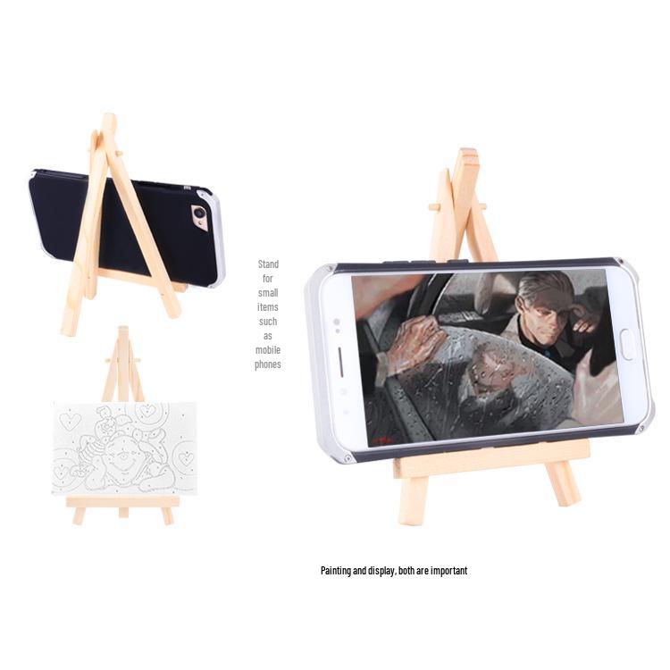 Children's Mini Wooden Tabletop Easel for Art & Sketching