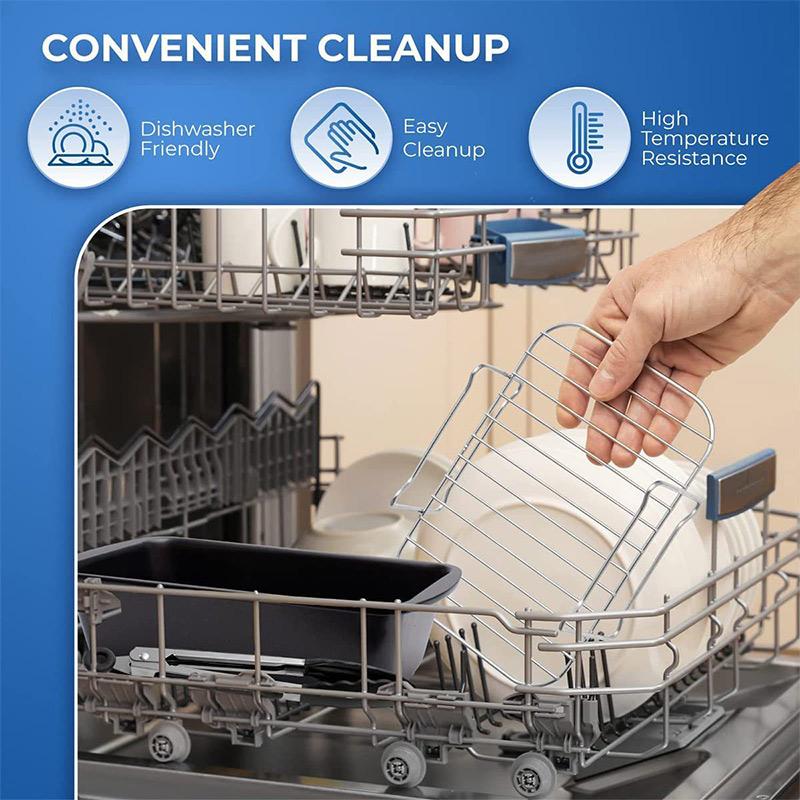 Friteuză cu aer Grilă din oțel inoxidabil Friteuză cu aer pentru coacere Accesorii pentru bucătărie de uz casnic Instrument Suport pentru grătar de camping în aer liber