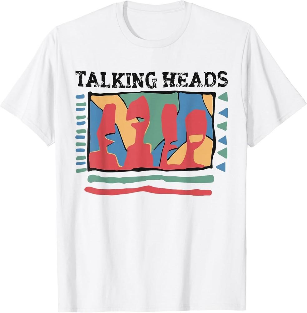 Talking Heads Yellow Retro Graphic TShirt Unisex T-Shirt S