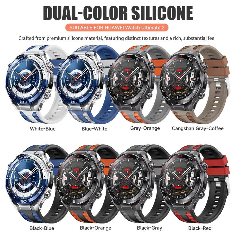 22MM Silicone Sport Strap for Huawei Smart Watch Ultimate 2 Original Replace Band for Huawei GT6 Pro GT6 46mm Band Accessories