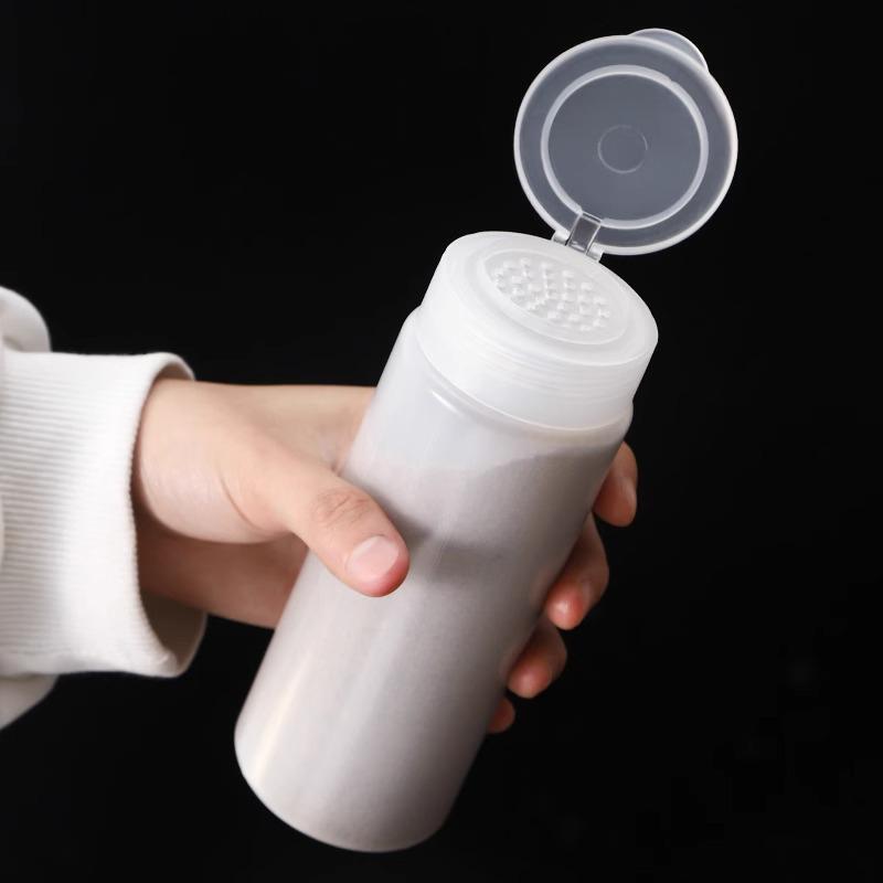 350/460/700Ml Flip Cover Talcum Powder Bottle Refillable Cosmetic Powder Dispenser Plastic Powder Container Empty Pots Bottles