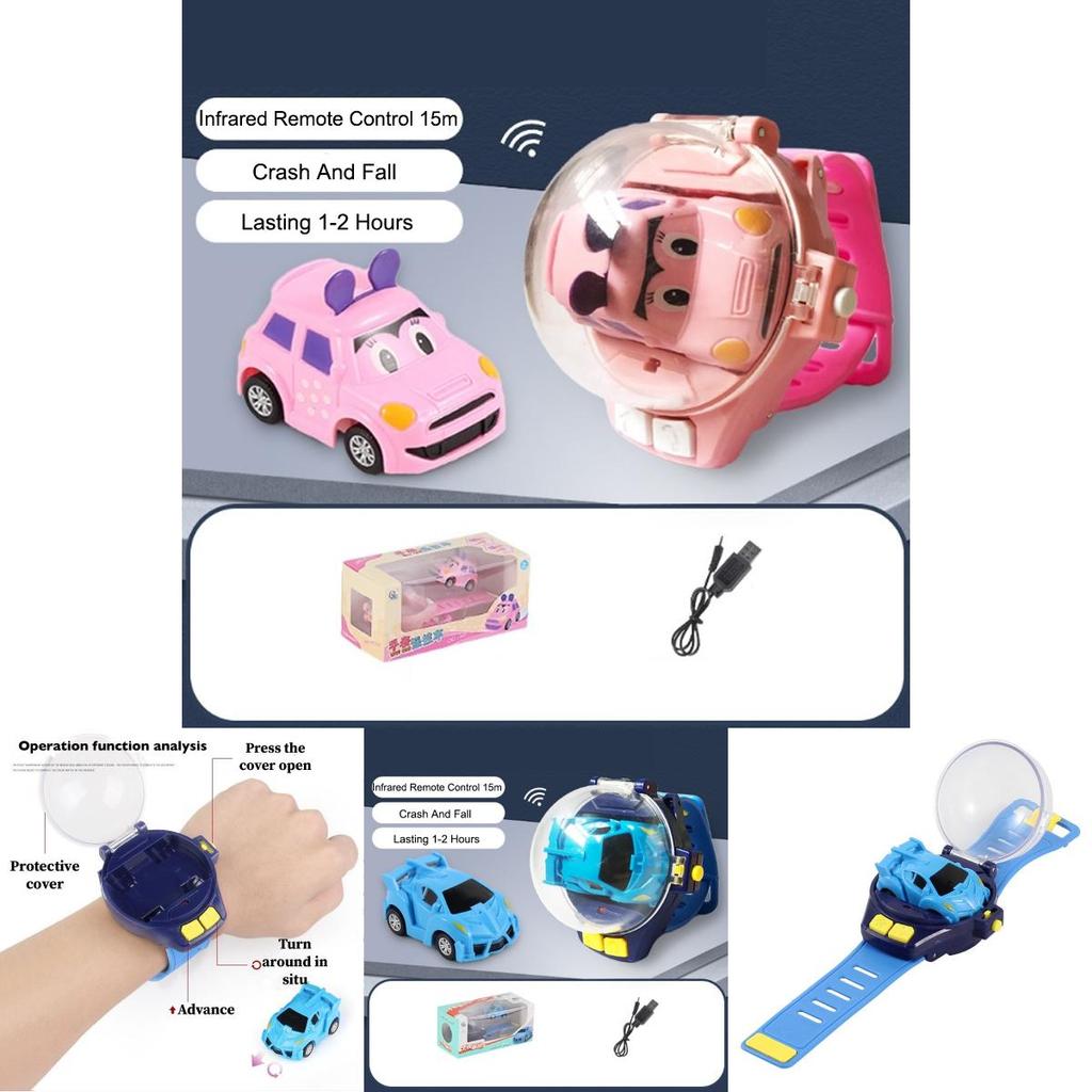 High-quality Mini Racing Car With Watch Remote Control Perfect Birthday Gift For Kids
