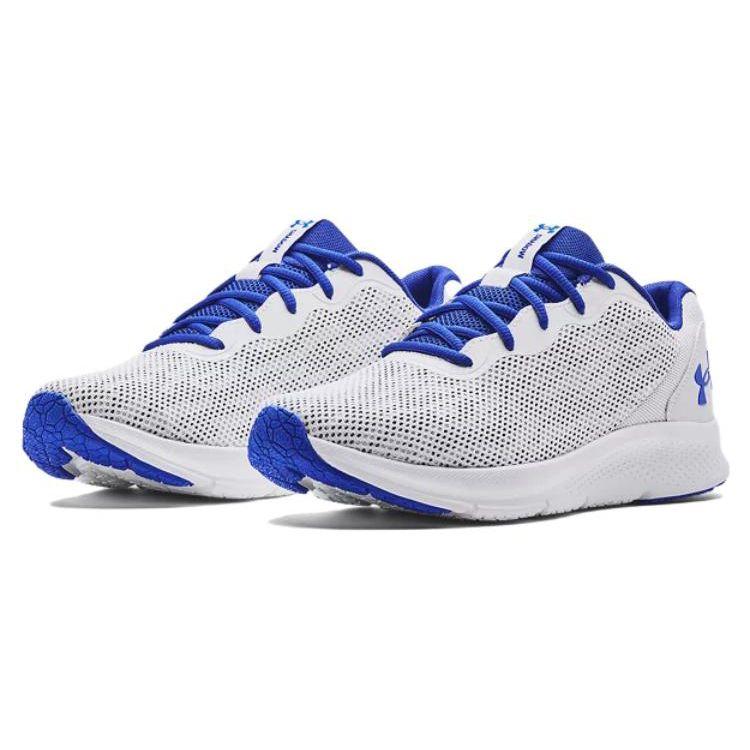 Under Armour UA Shadow Round Toe Lace-Up Mesh Low-Top Running Shoes Men Sneakers White Blue 3024137-103