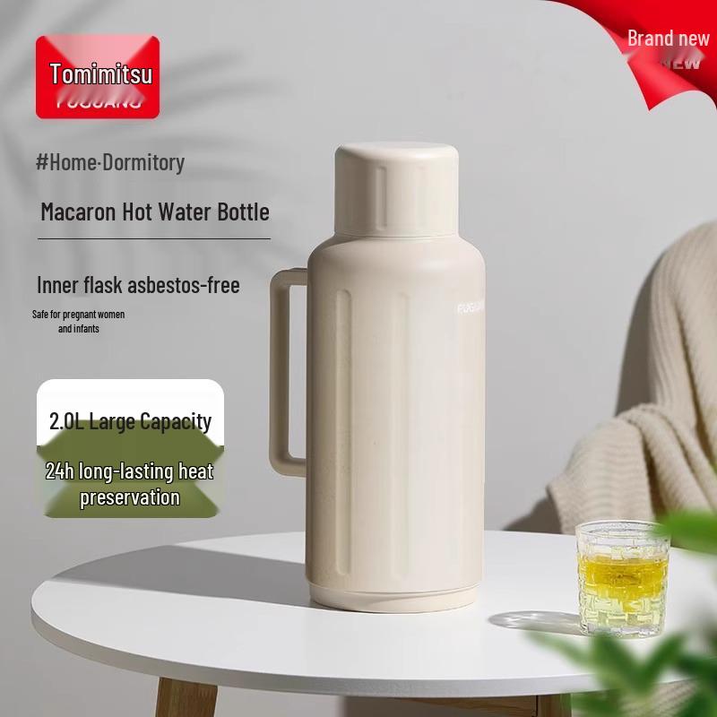 Fuguang Large Capacity Glass Liner Thermos Kettle for Home and Dorm Use 2000ML
