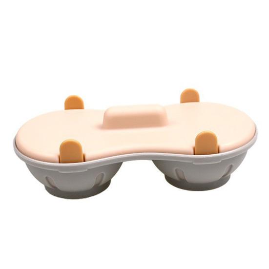 Yousheng Microwave Egg Poacher Cooker 2 Grids Egg Steamer for Boiled Eggs BPA-Free Steamed Egg Cooking Box Kitchen Gadget for Healthy Breakfasts